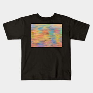 Sunset Reflected in Water Abstract Kids T-Shirt